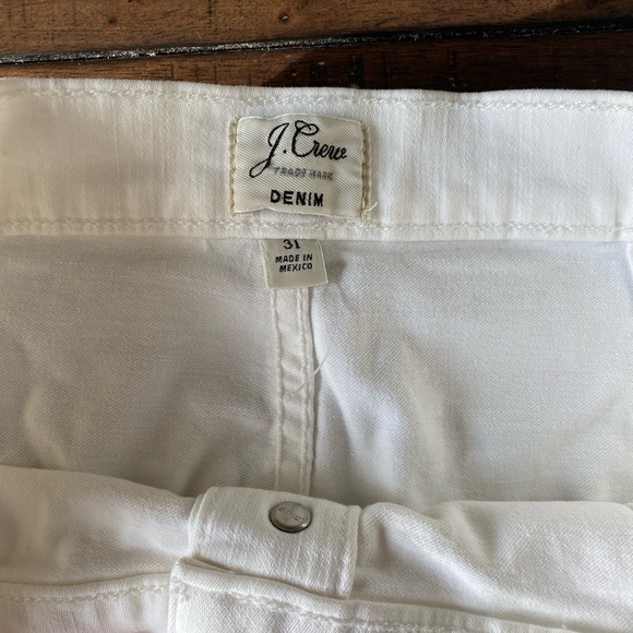 J. Crew Denim A-Line Button Front Skirt - Picture 3 of 3